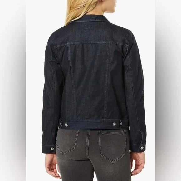 NWT AG Adriano Goldschmied Mya Dark Blue Denim Jacket - Picture 2 of 3